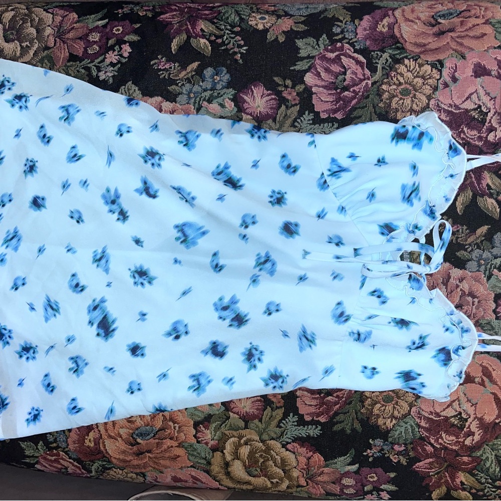 Wild Fable Blue Floral Dress